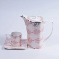 61-Piece Bone China Dinner Set – Square Design