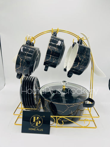 Soup Set 22Pcs Pot Marble