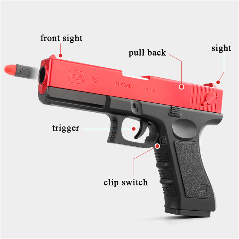 Shell Ejection Soft Bullet High Quality Toy Gun