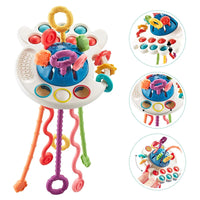 Silicone Teether Funny Pulling Toy