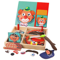 Wooden Magnetic Puzzle Game