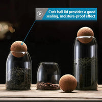 Storage Jars for Coffee, Tea, Spices, Sugar, Salt - Set of 3