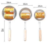 Stainless Steel Kitchen Strainer/Colanders Wood Handle