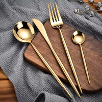 Pure Golden Dinnerware Cutlery Set-24 pcs