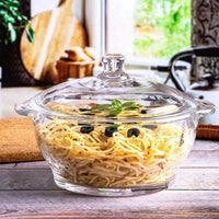Glass Serving Casserole with Lid