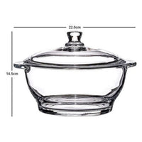 Glass Serving Casserole with Lid