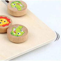 Wooden Four Colour Animal Logic Game