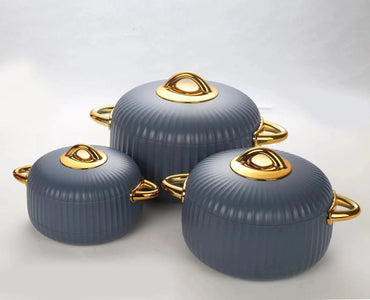 Elegant Luxury Insulated Hot Pots (Set of 3)