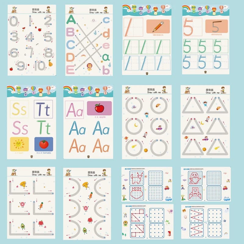 Erasable Tracing Book 64 pages