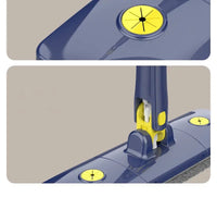 Rectangular Extendable Mop, Multifunctional Imitation Hand Twisting Mop, Microfiber Flat Mop, 360° Rotatable Clean Floor Mop, Self Wringing Twist Lazy Mop, Dust Corner Cleaning Tool