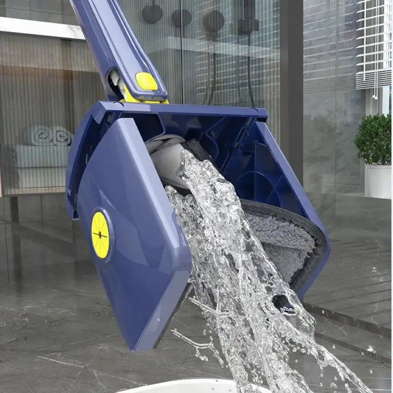Rectangular Extendable Mop, Multifunctional Imitation Hand Twisting Mop, Microfiber Flat Mop, 360° Rotatable Clean Floor Mop, Self Wringing Twist Lazy Mop, Dust Corner Cleaning Tool