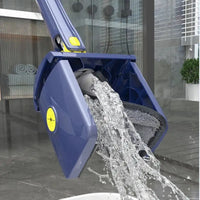 Rectangular Extendable Mop, Multifunctional Imitation Hand Twisting Mop, Microfiber Flat Mop, 360° Rotatable Clean Floor Mop, Self Wringing Twist Lazy Mop, Dust Corner Cleaning Tool