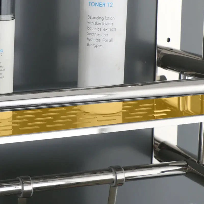 Stainless Steel Silver Towel Rack, 3 Tier