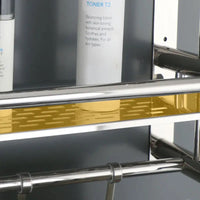 Stainless Steel Silver Towel Rack, 3 Tier