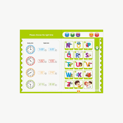 Interactive Learning English Musical Book for Kids - Fun & Educational