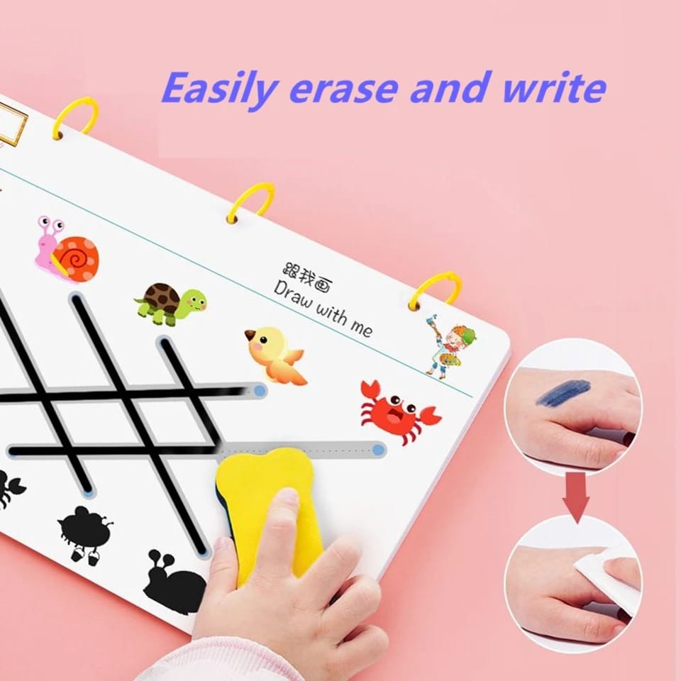 Erasable Tracing Book 64 pages