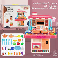 32 Piece DIY Kitchen play house for Girls
