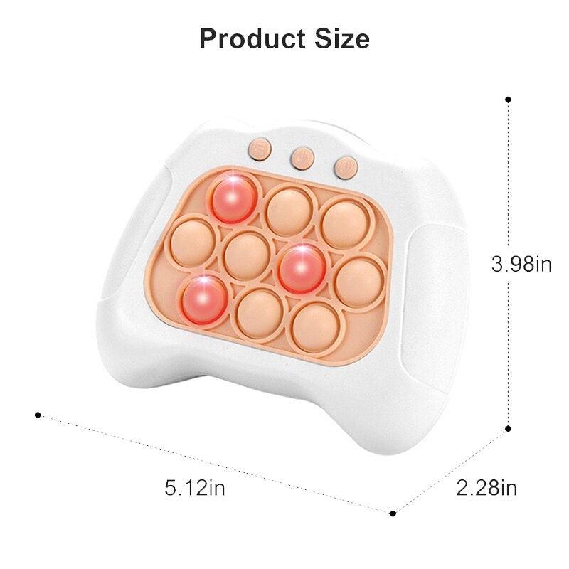 Light-Up Squeeze Poppet Sensory Push Pop Bubble Toy