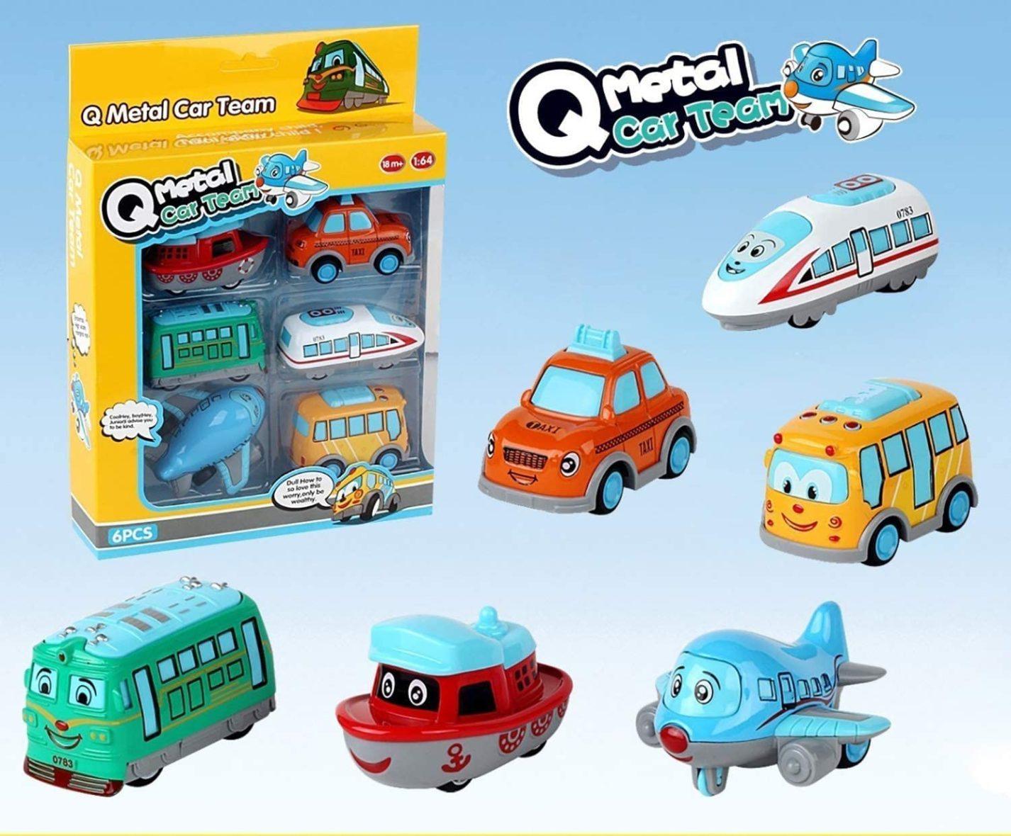 Metal Car Team Set of 5