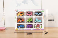 Mini Alloy Cars set 9 pieces