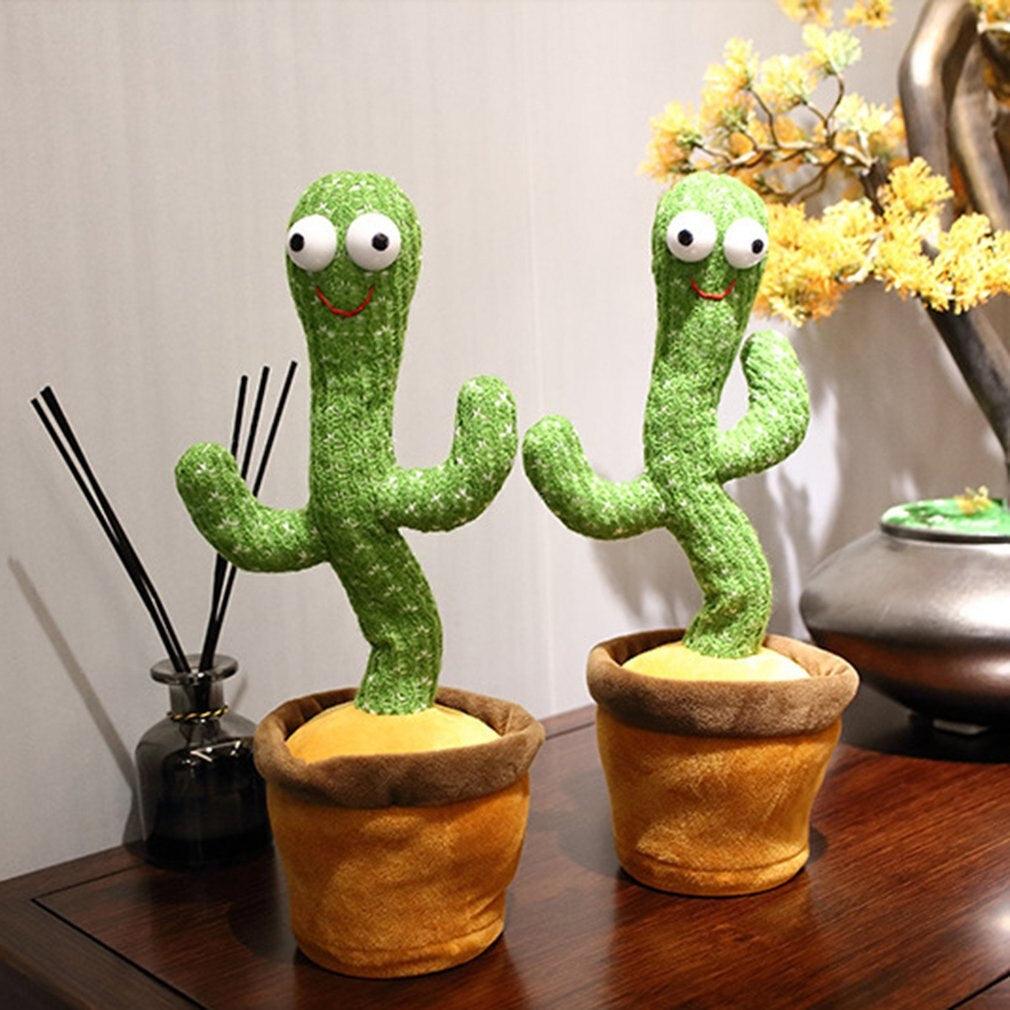 Portable Twisting Music Dancing Cactus Toy
