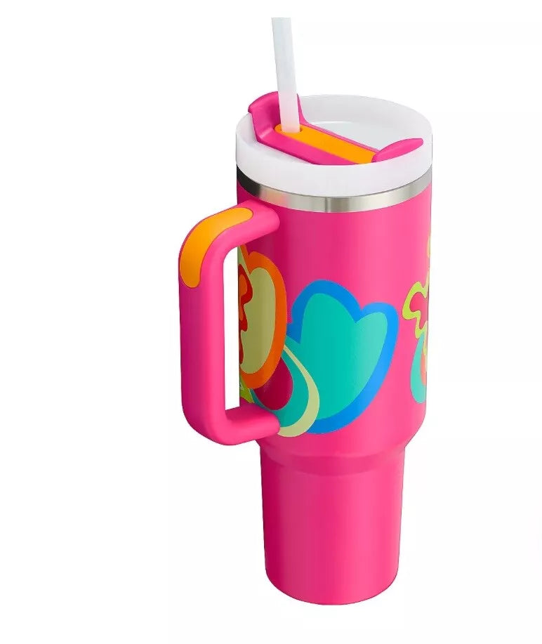 Stanley Cup Exclusive 40oz Quencher H2.0 Tumbler Tropical Wave