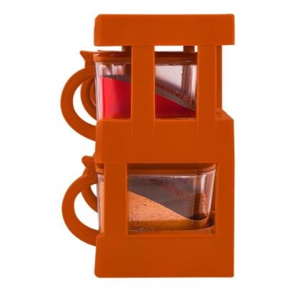 Master Chef Spice Rack, 2 Tier Kitchen Spice Jar, 6 Jars