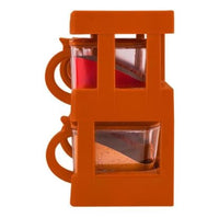 Master Chef Spice Rack, 2 Tier Kitchen Spice Jar, 6 Jars