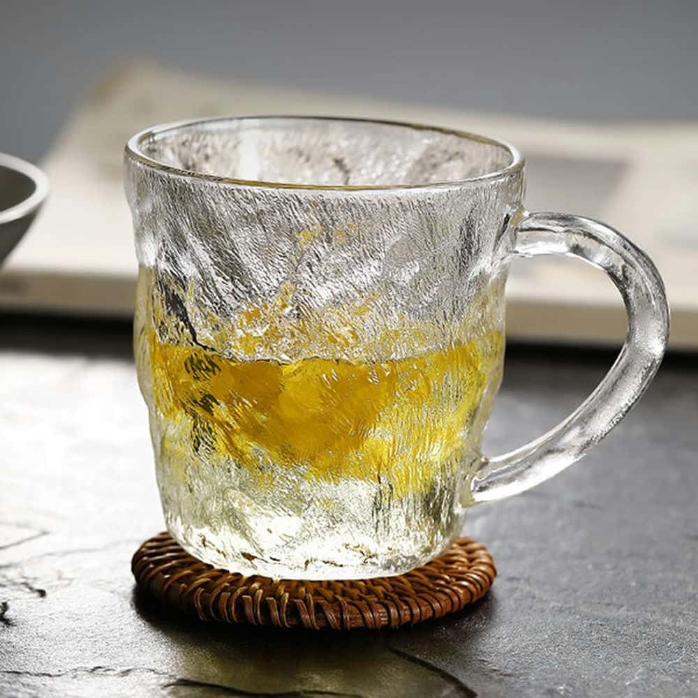 Glacier Pattern Glass with Handle (Set of 6)