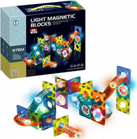 STEM Light Magnetic Blocks 49pcs Learning Toy For Kids