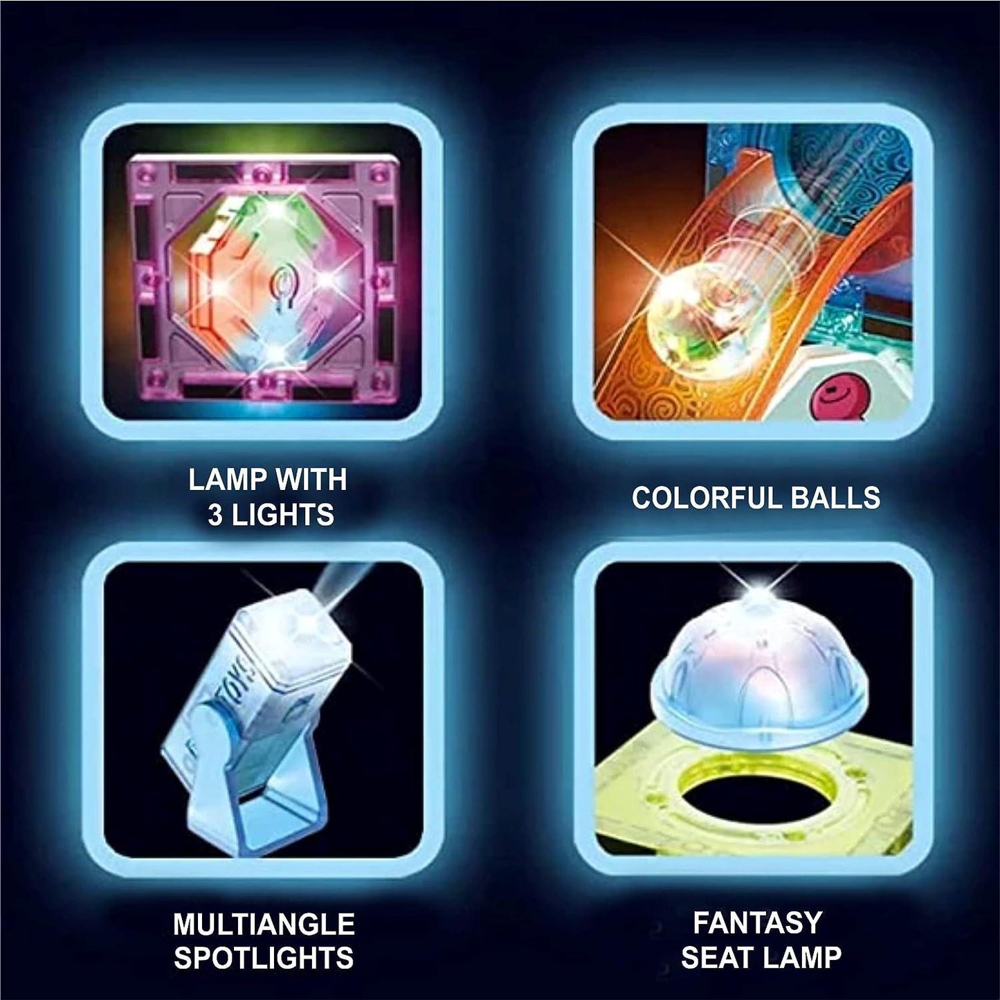 STEM Light Magnetic Blocks 49pcs Learning Toy For Kids