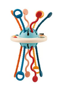 Silicone Teether Funny Pulling Toy