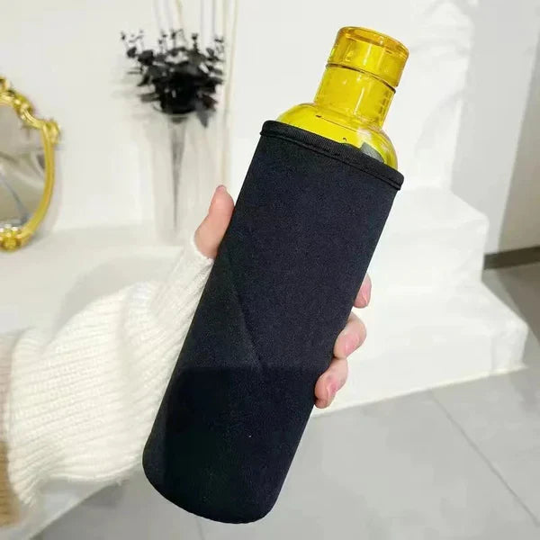 Transparent Glass Water Bottle